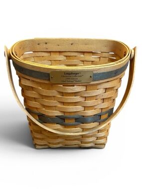 Longaberger Christmas Collection 1998 Edition Glad Tidings Basket Hanging